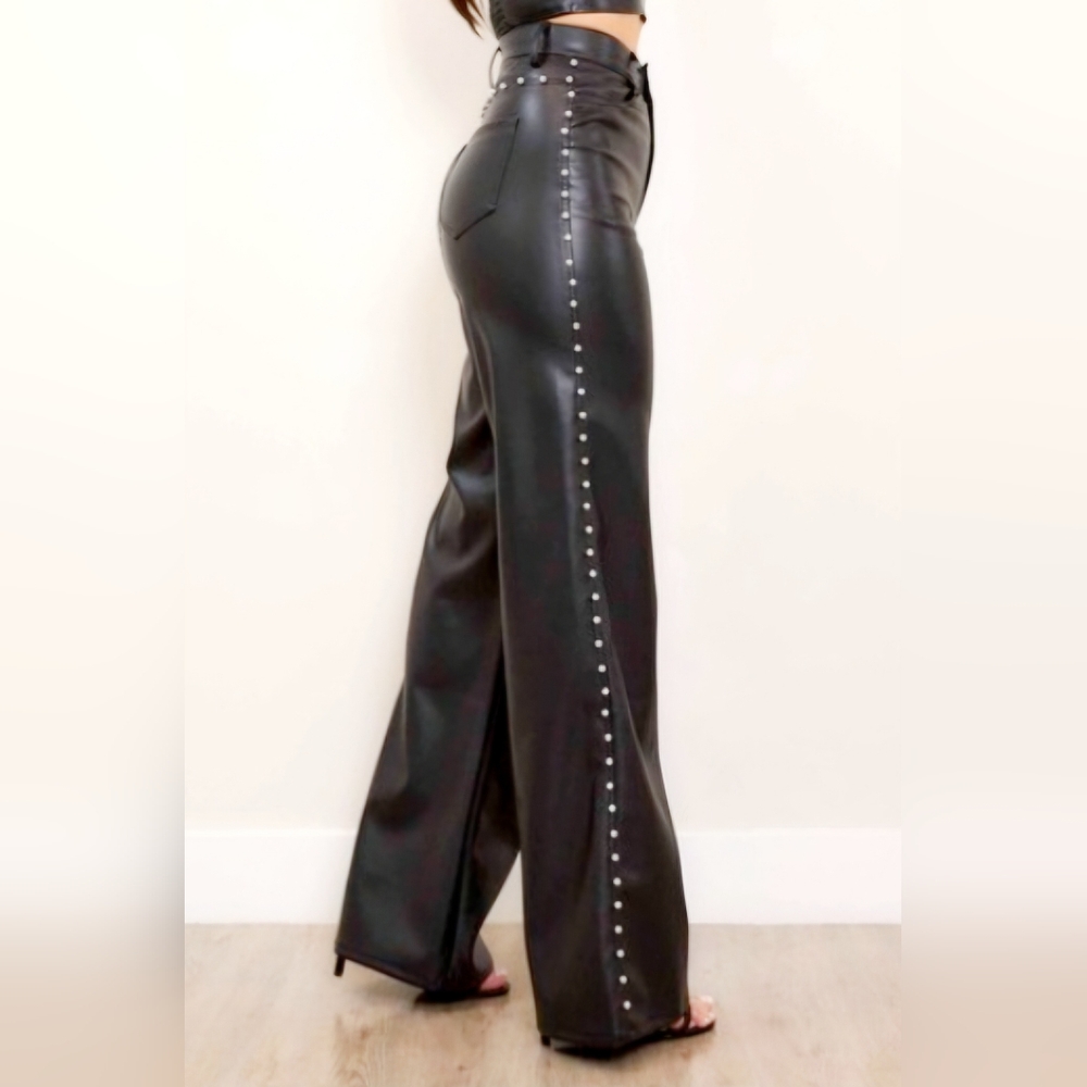 22. Pearl Faux Leather Pants